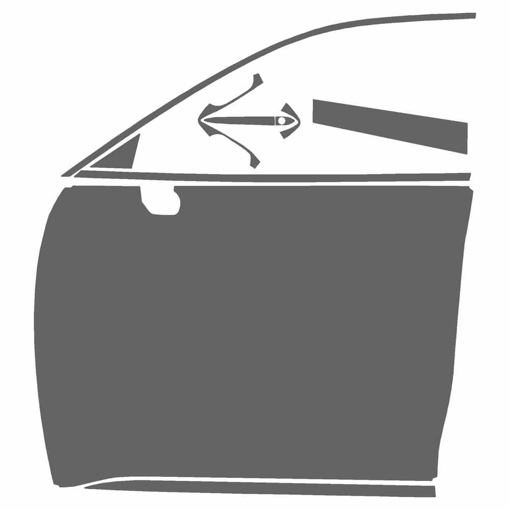 Vicrez Paint Protection PPF Pre-Cut Door, Front Driver vpp175411 for Infiniti QX60 SUV 2026