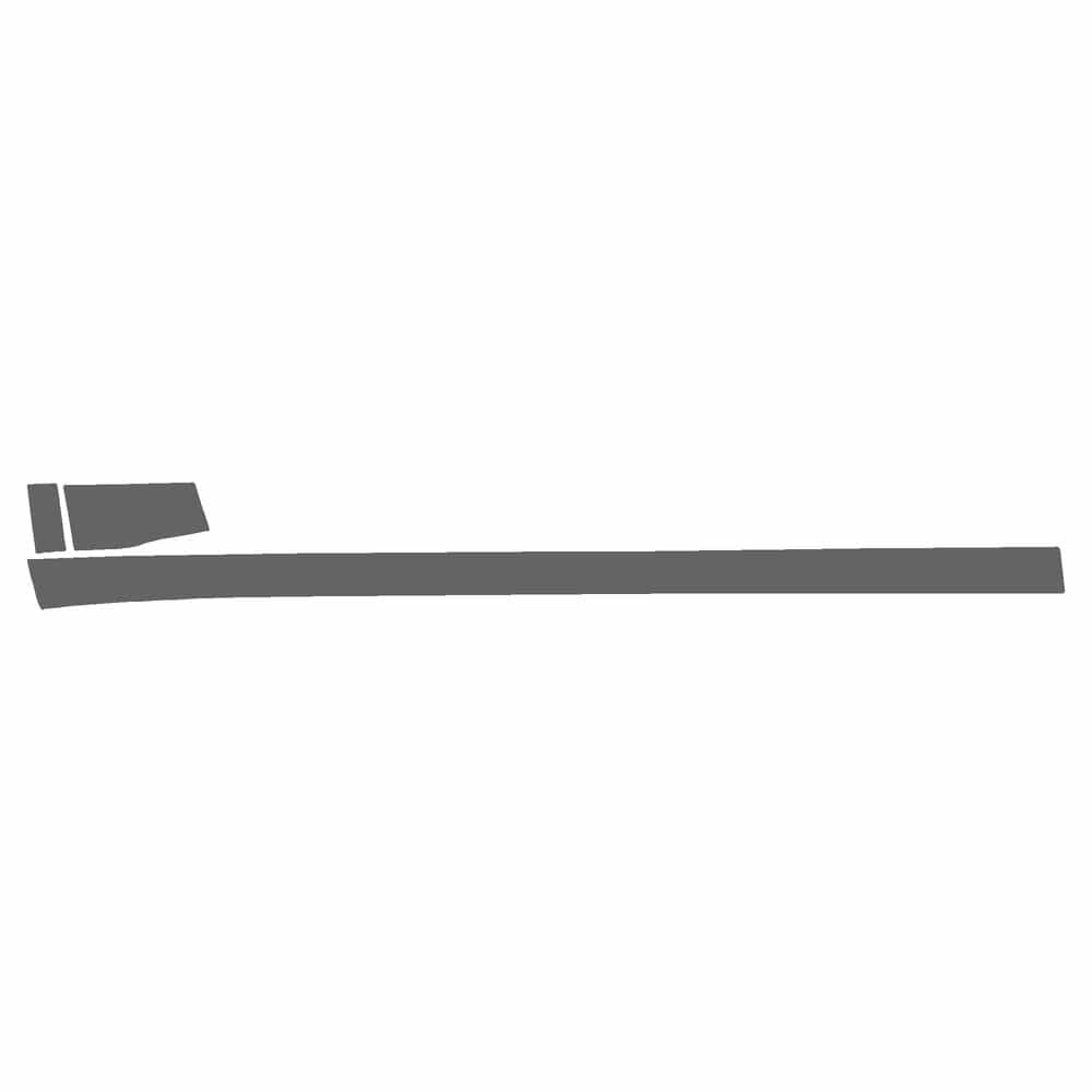 Vicrez Paint Protection PPF Pre-Cut Door, Front Panel Driver vpp144193 for Dodge Durango SUV 2018-2020