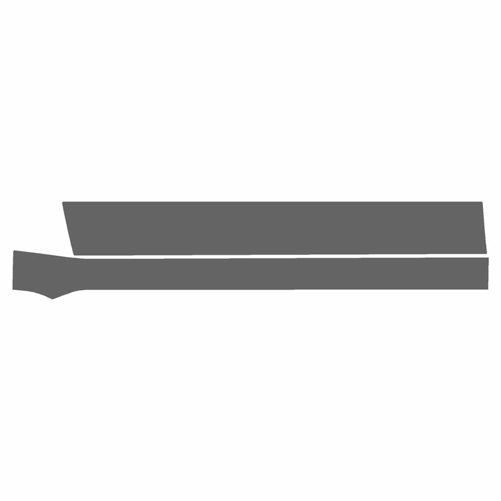 Vicrez Paint Protection PPF Pre-Cut Door, Front Panel Driver vpp239395 for Toyota Tundra Extd Pickup 2022-2026