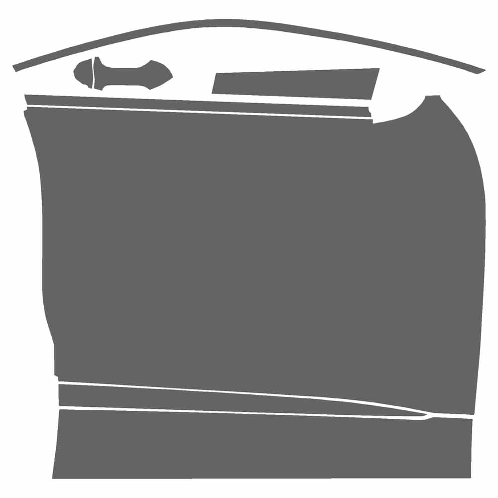 Vicrez Paint Protection PPF Pre-Cut Door, Front Passenger vpp107357 for Audi Q5 SUV 2025