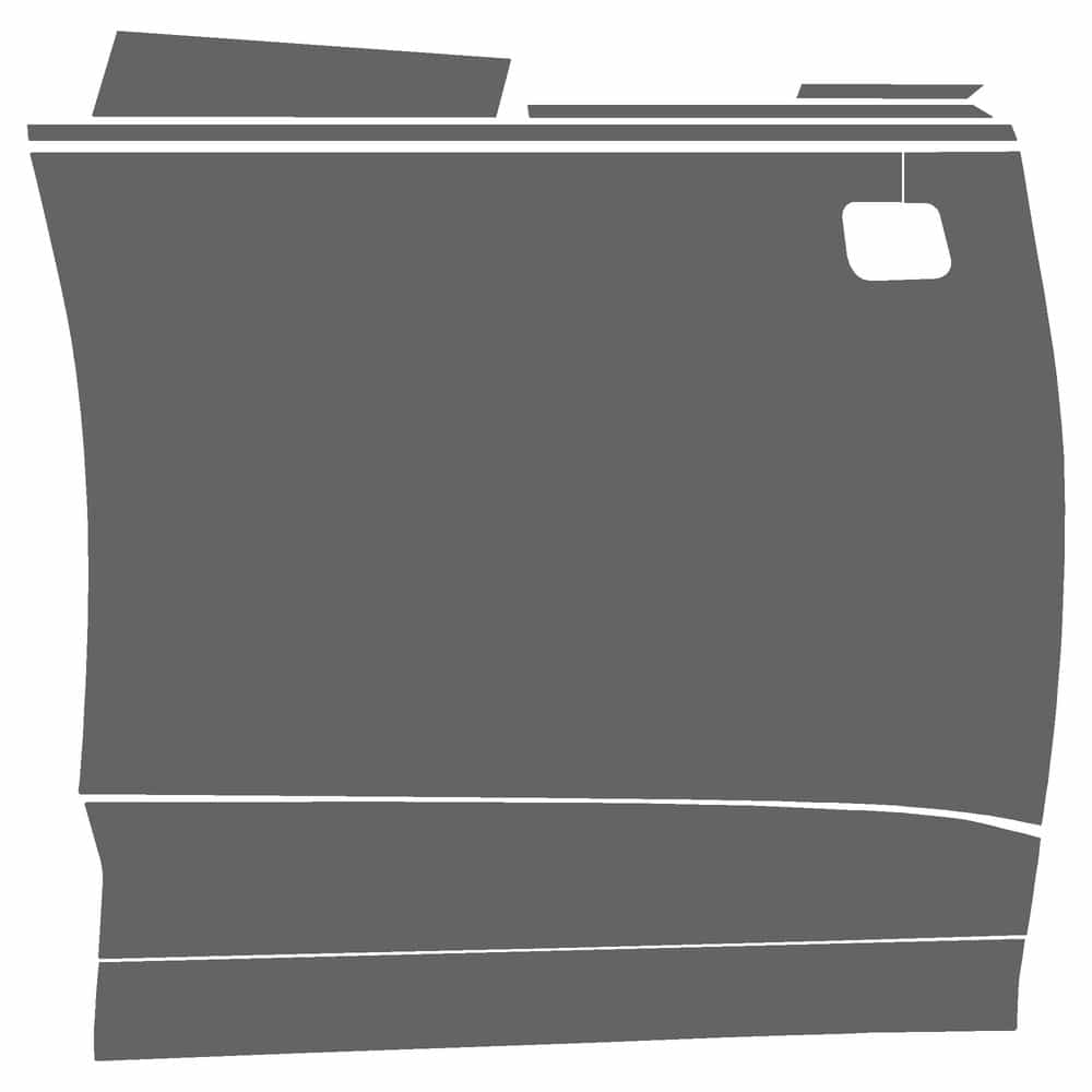 Vicrez Paint Protection PPF Pre-Cut Door, Front Passenger vpp171333 for Hyundai Palisade SUV 2026
