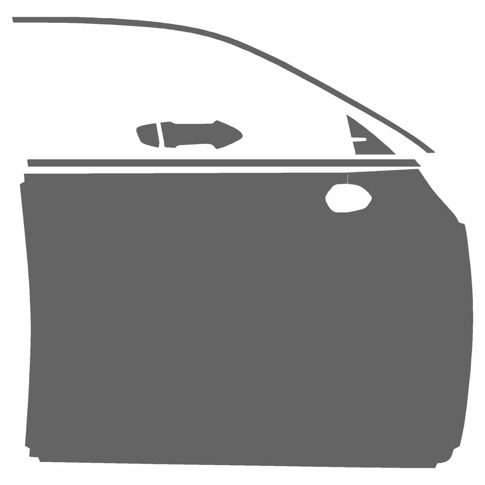Vicrez Paint Protection PPF Pre-Cut Door, Front Passenger vpp190117 for Lexus IS Sedan 2021-2025
