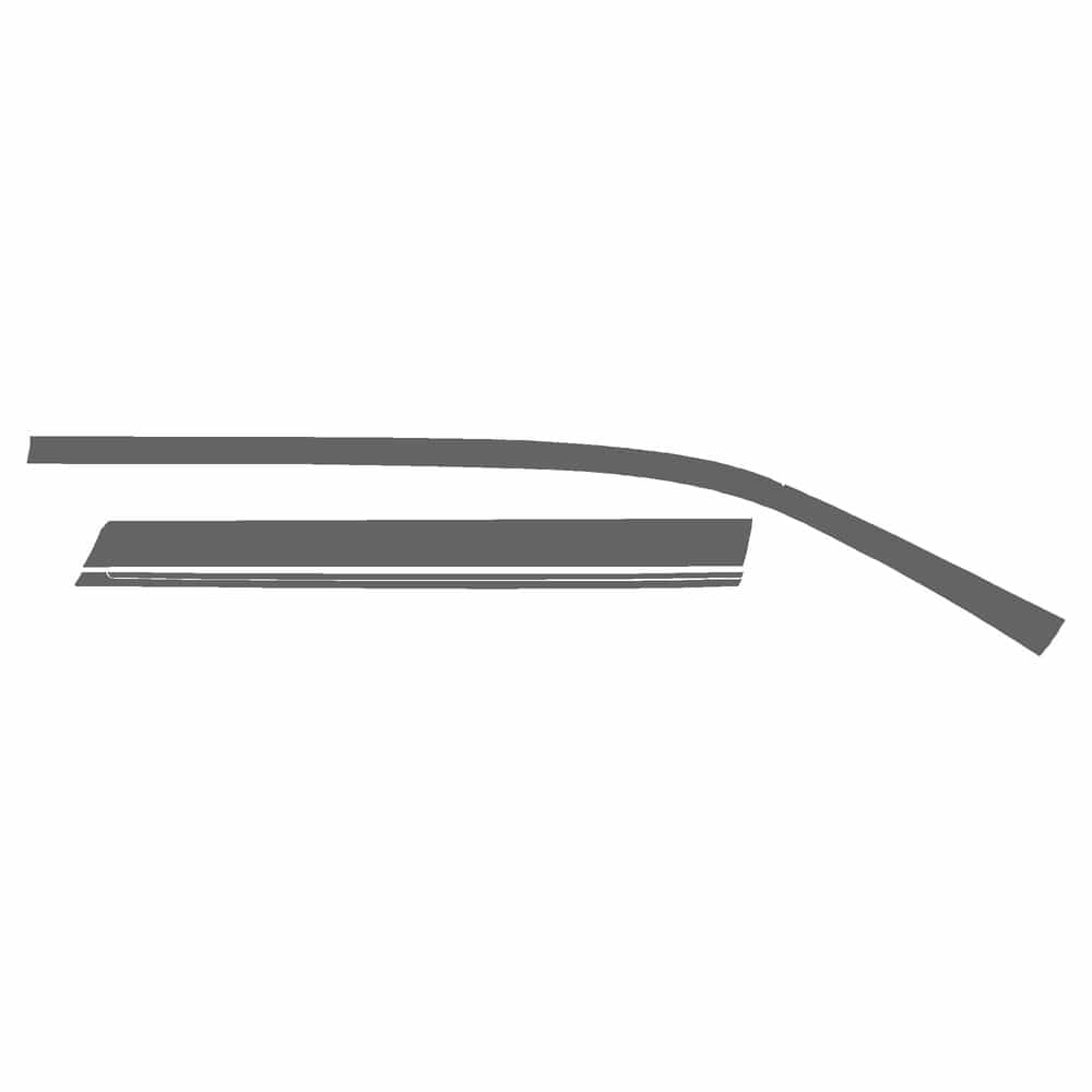 Vicrez Paint Protection PPF Pre-Cut Door, Pillar Passenger vpp139776 for Chevrolet Suburban SUV 2025-2026