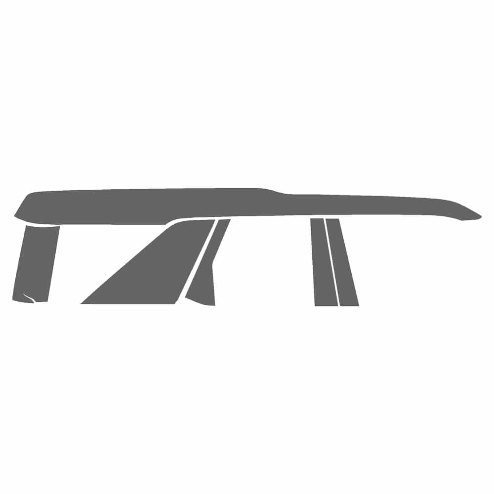 Vicrez Paint Protection PPF Pre-Cut Door, Pillar Passenger vpp147141 for Ford Bronco Sport SUV 2025-2026