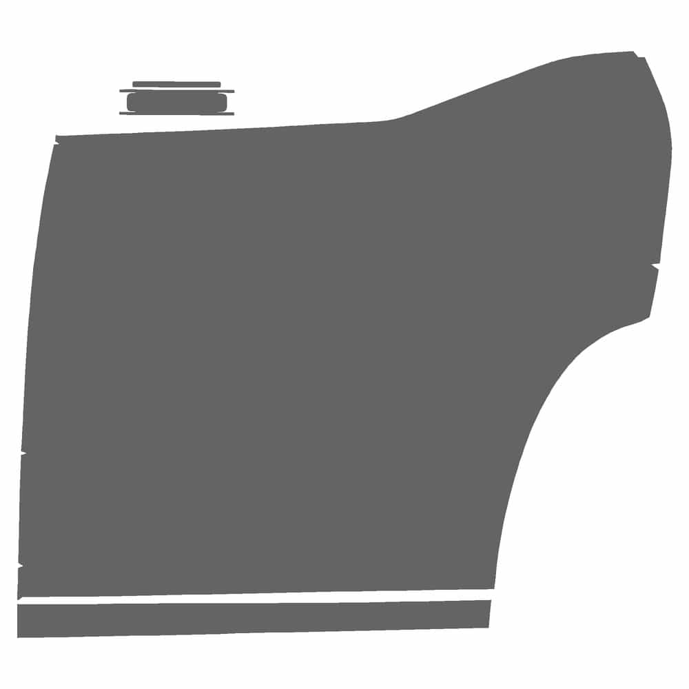 Vicrez Paint Protection PPF Pre-Cut Door, Rear Driver vpp146842 for Fisker Inc. Ocean SUV 2023-2024
