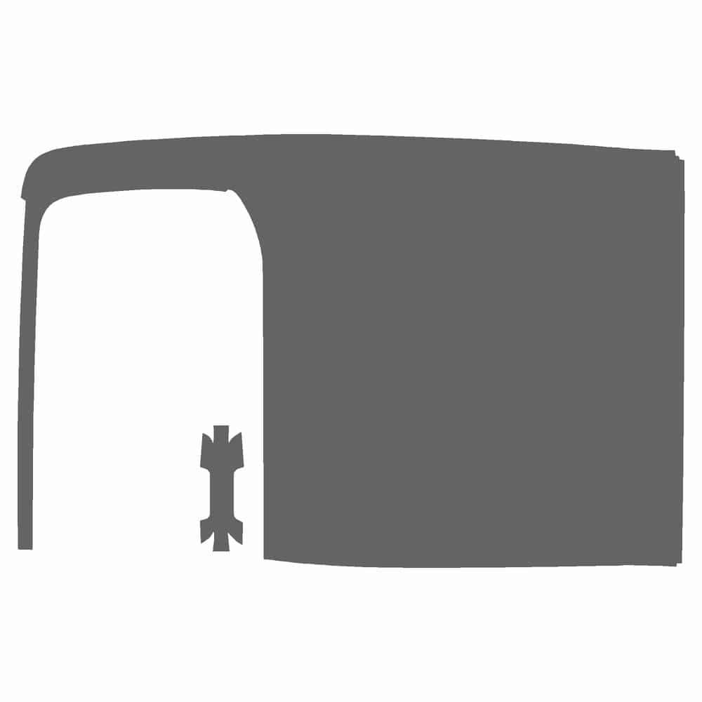 Vicrez Paint Protection PPF Pre-Cut Door, Rear Driver vpp150952 for Ford F150 Crew Pickup 2024-2026