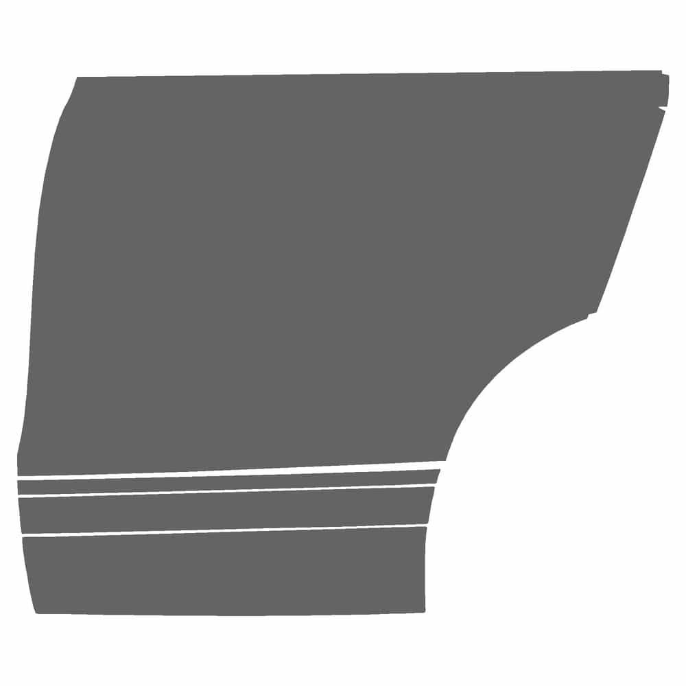 Vicrez Paint Protection PPF Pre-Cut Door, Rear Driver vpp188328 for Land Rover Range Rover Velar SUV 2018-2026