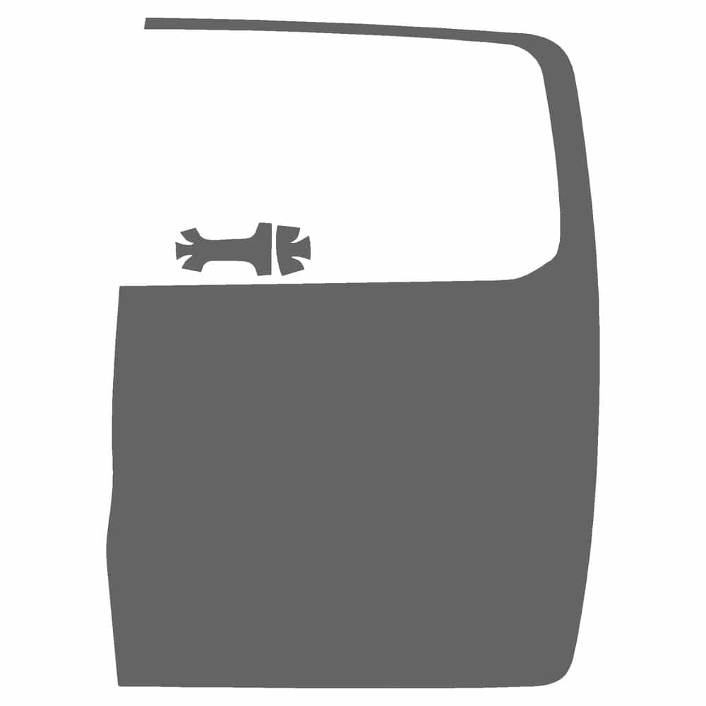 Vicrez Paint Protection PPF Pre-Cut Door, Rear Driver vpp223103 for Ram 1500 Crew Pickup 2025-2026