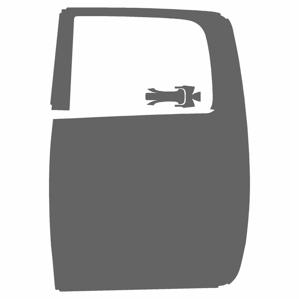 Vicrez Paint Protection PPF Pre-Cut Door, Rear Driver vpp224731 for Ram 2500/3500 Crew Pickup 2025-2026