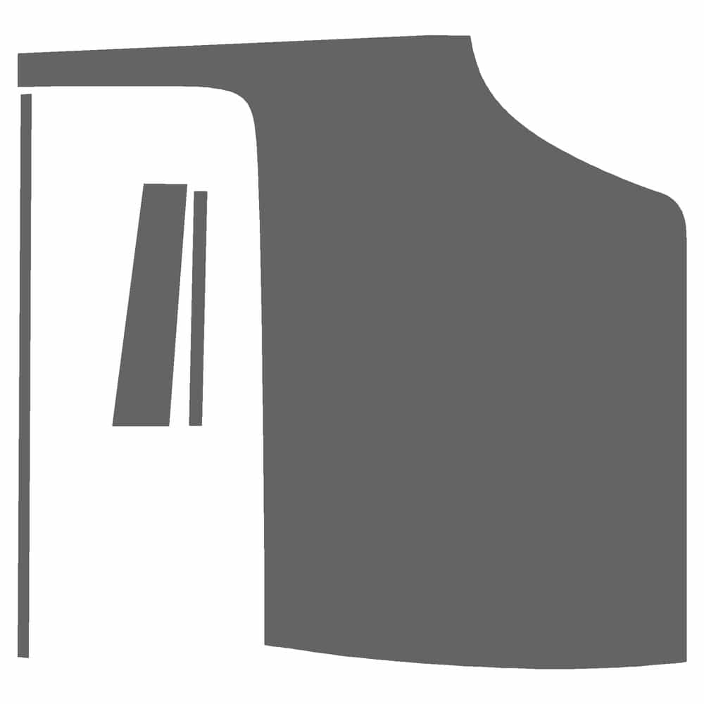 Vicrez Paint Protection PPF Pre-Cut Door, Rear Driver vpp225082 for Rivian R1S SUV 2022-2026