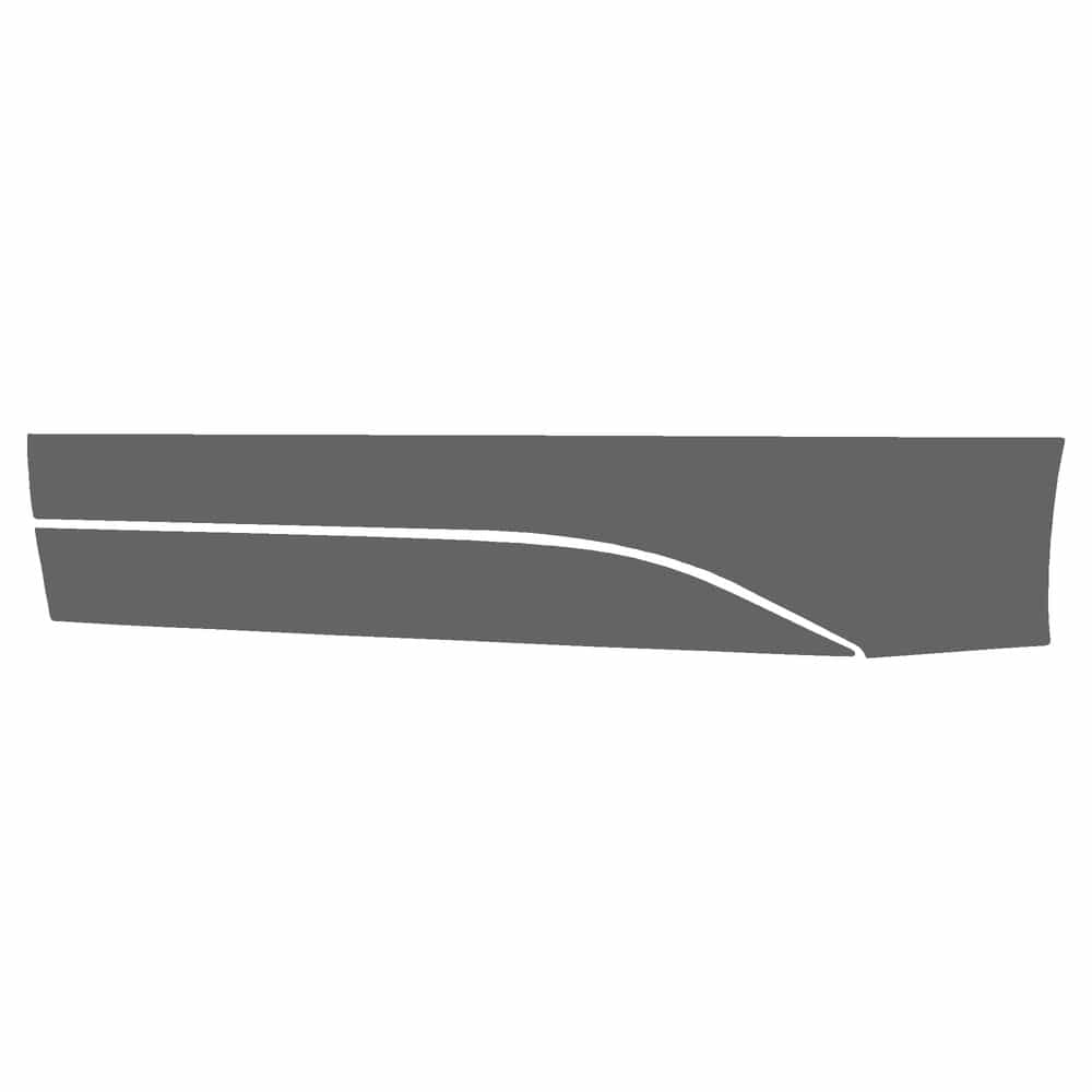 Vicrez Paint Protection PPF Pre-Cut Door, Rear Panel Driver vpp109125 for Audi RS e-tron GT Sedan 2025-2026