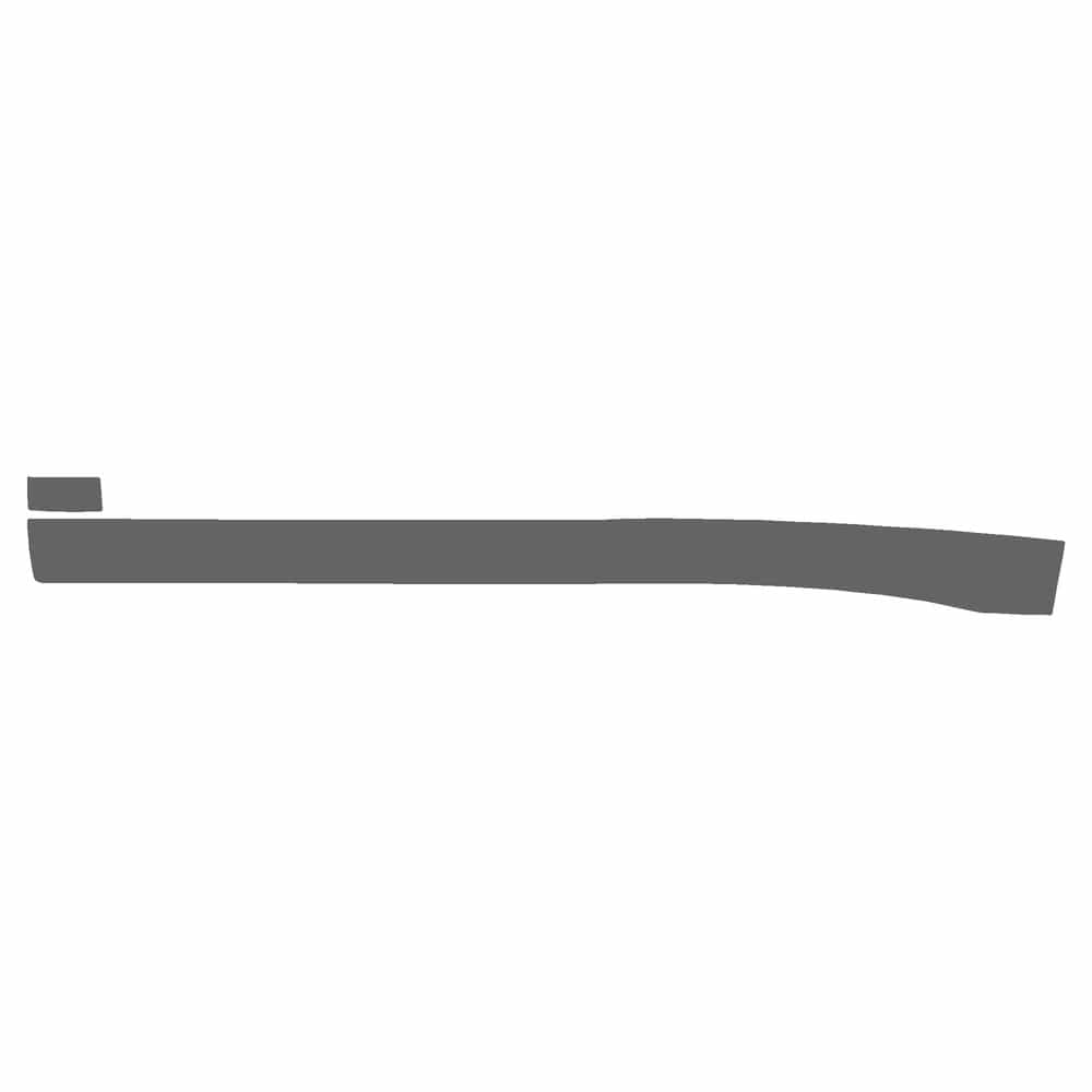 Vicrez Paint Protection PPF Pre-Cut Door, Rear Panel Driver vpp144195 for Dodge Durango SUV 2018-2020