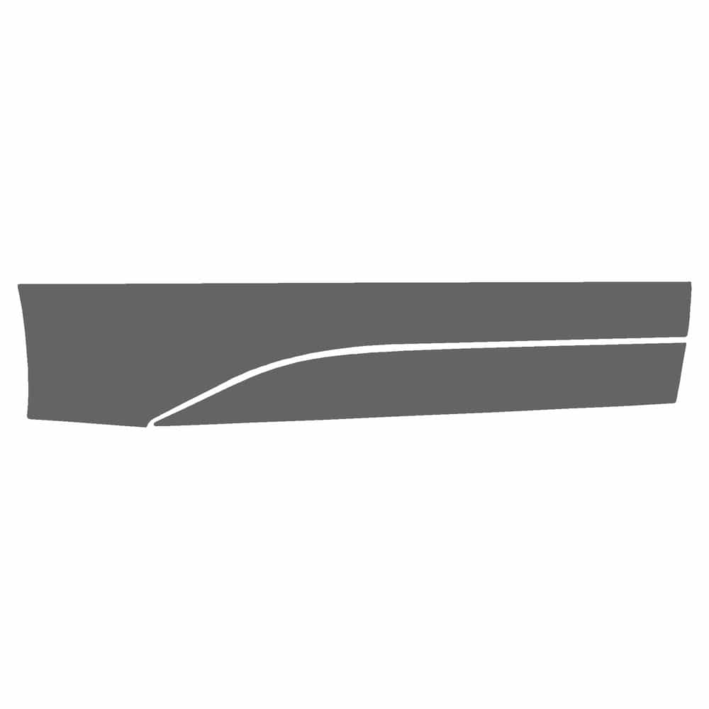 Vicrez Paint Protection PPF Pre-Cut Door, Rear Panel Passenger vpp109126 for Audi RS e-tron GT Sedan 2025-2026