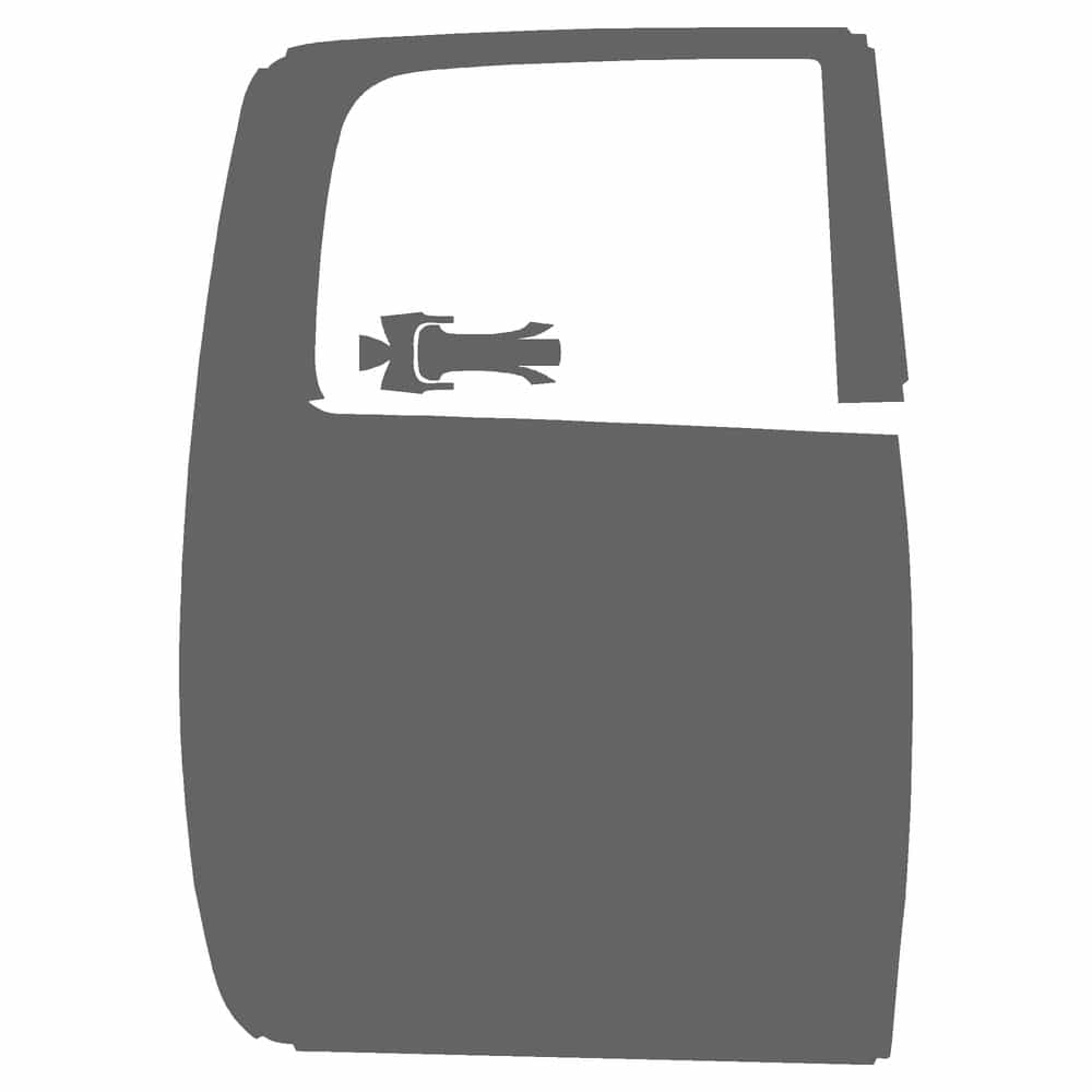 Vicrez Paint Protection PPF Pre-Cut Door, Rear Passenger vpp224587 for Ram 2500/3500 Crew Pickup 2025-2026