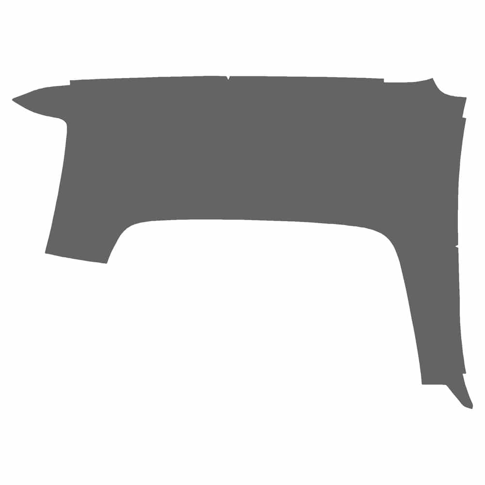 Vicrez Paint Protection PPF Pre-Cut Fender, Driver vpp137155 for Chevrolet Silverado Pickup 2015-2019