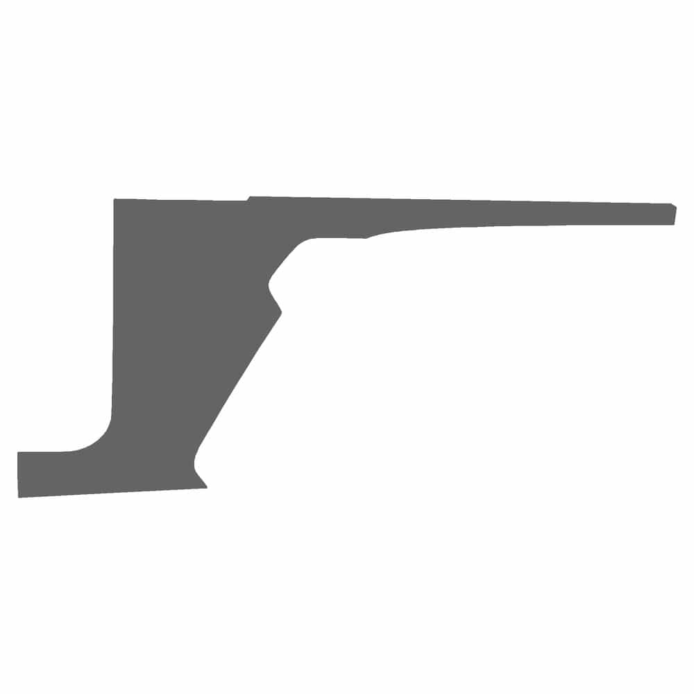 Vicrez Paint Protection PPF Pre-Cut Fender, Passenger vpp178579 for Jeep Gladiator Crew Pickup 2024-2026