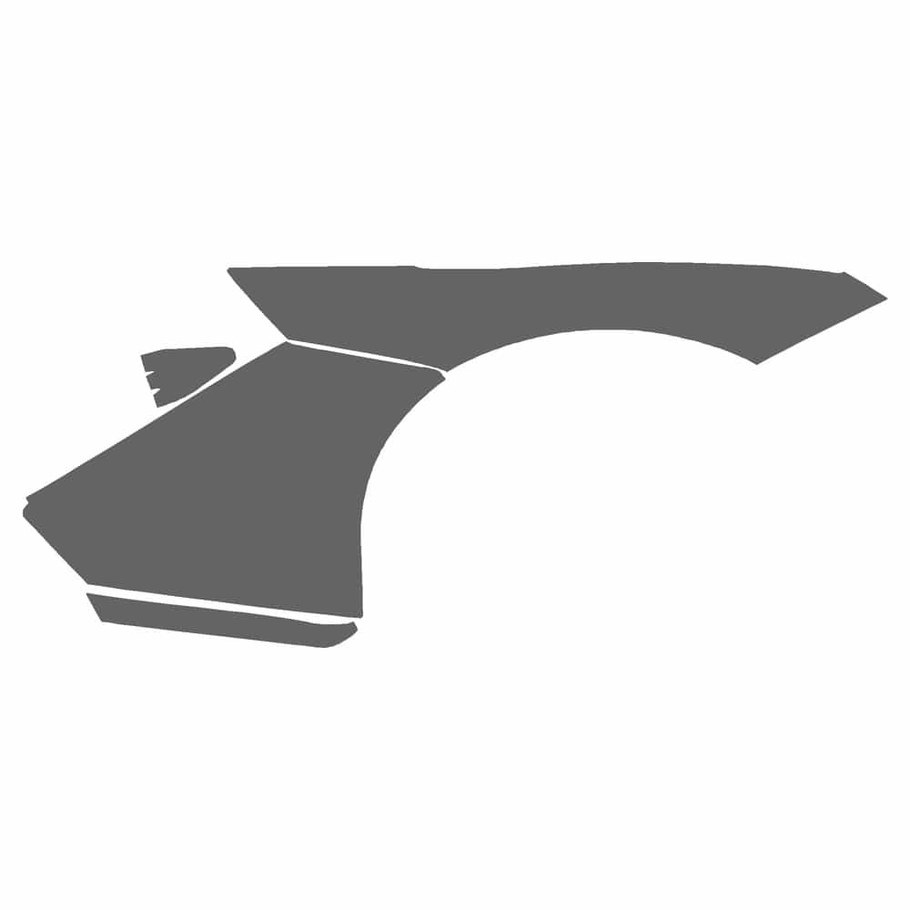 Vicrez Paint Protection PPF Pre-Cut Fender, Passenger vpp186224 for KTM X-Bow Coupe 2023