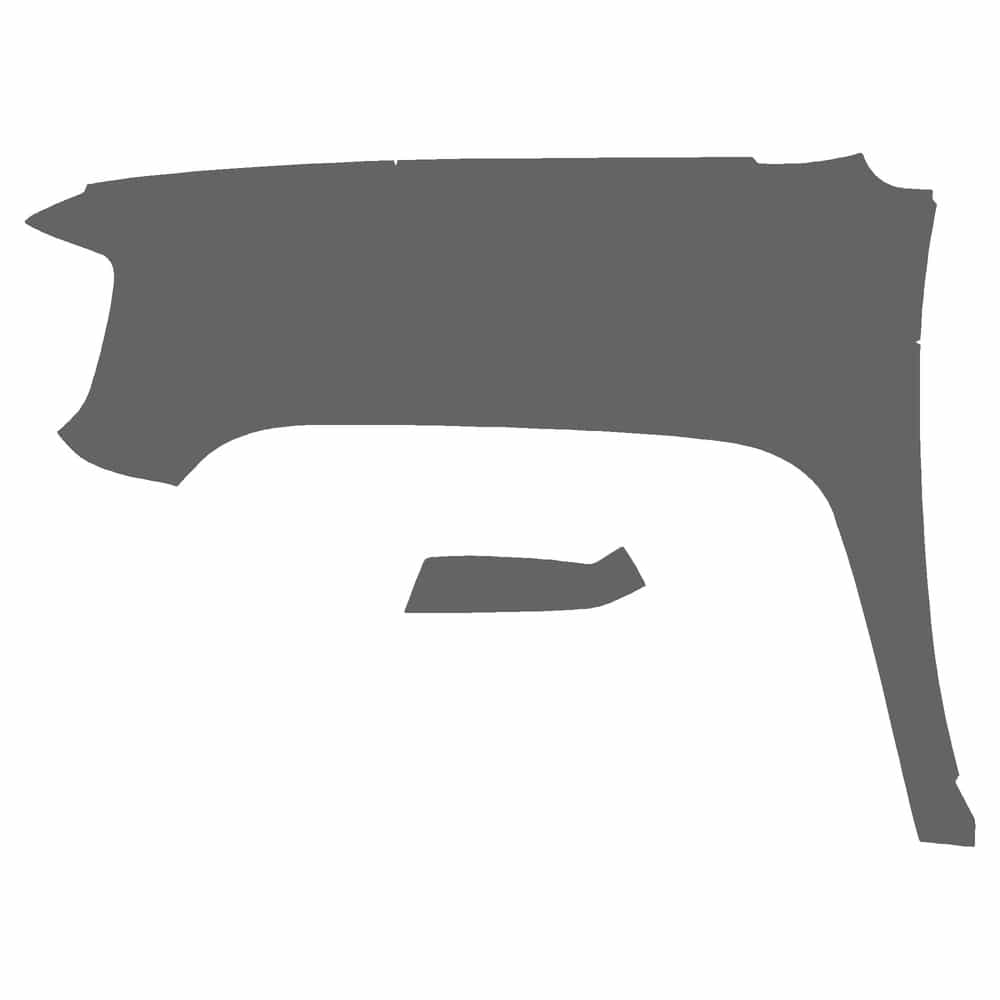 Vicrez Paint Protection PPF Pre-Cut Fenders/Mirrors, Driver vpp160586 for GMC Sierra Extd Pickup 2016-2018