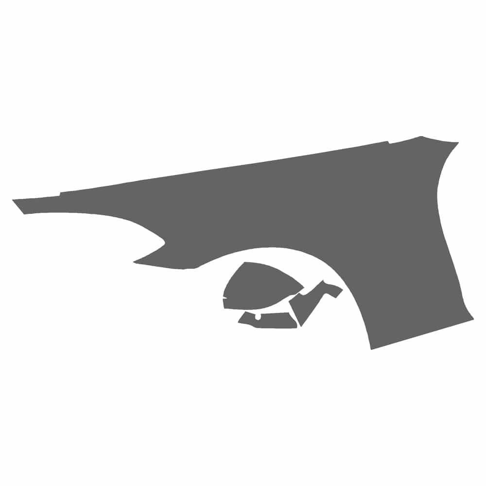 Vicrez Paint Protection PPF Pre-Cut Fenders/Mirrors, Driver vpp186240 for Karma Revero Sedan 2020