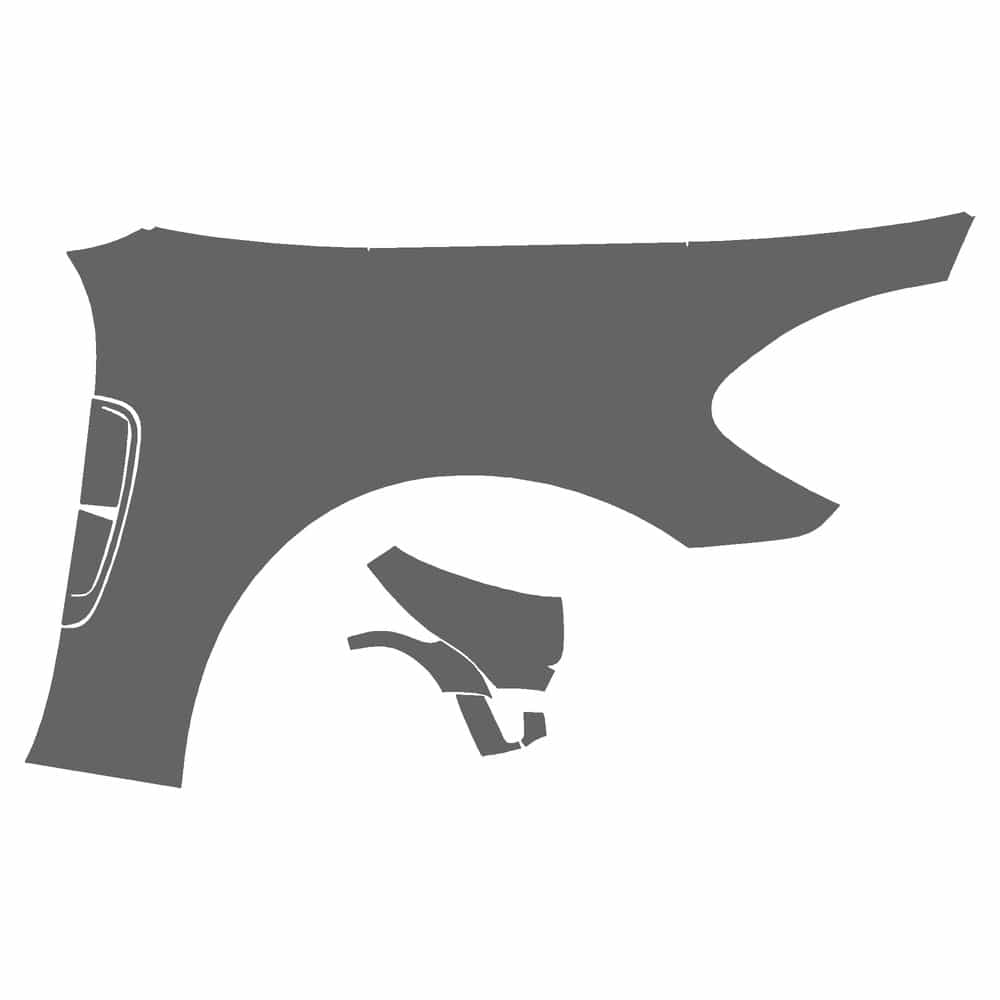 Vicrez Paint Protection PPF Pre-Cut Fenders/Mirrors, Passenger vpp221904 for Porsche Panamera Station Wagon 2021-2023