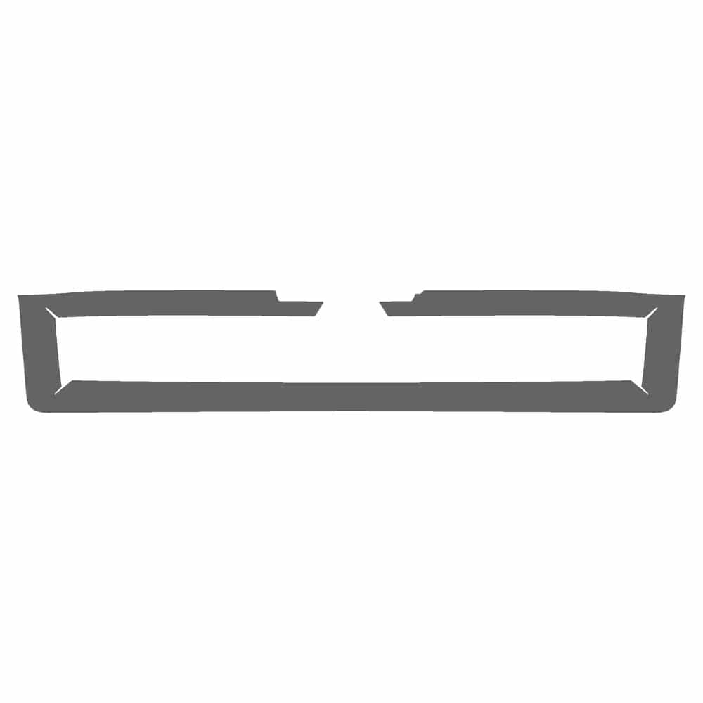 Vicrez Paint Protection PPF Pre-Cut Grille, Bottom vpp137794 for Chevrolet Silverado Crew Pickup 2014-2015