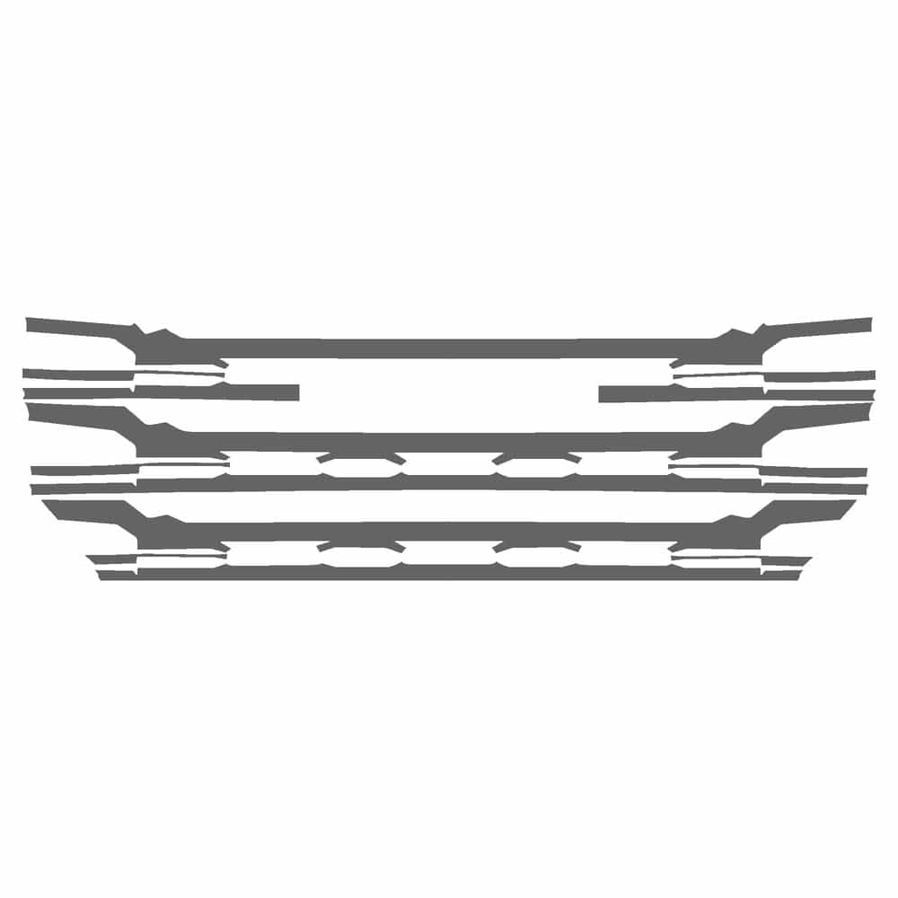 Vicrez Paint Protection PPF Pre-Cut Grille, Bottom vpp160474 for GMC Sierra 1500 Extd Pickup 2022-2026
