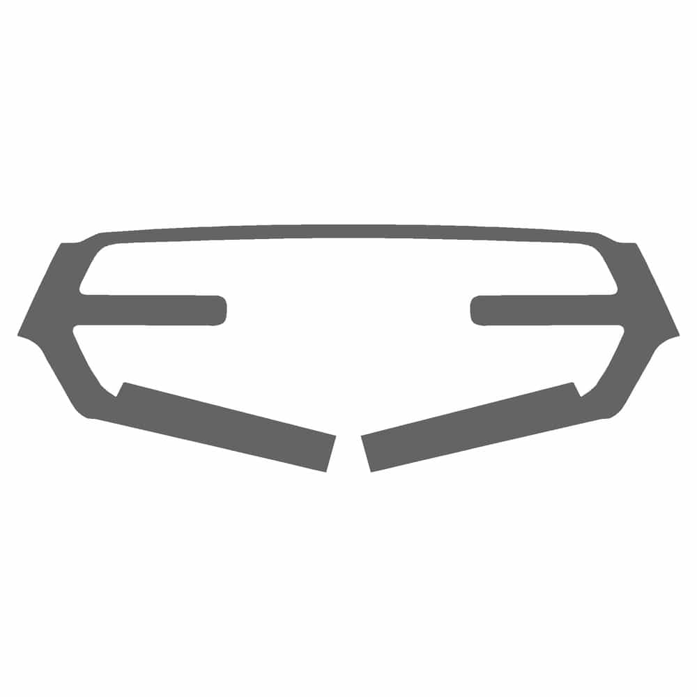 Vicrez Paint Protection PPF Pre-Cut Grille, Bottom vpp223363 for Ram 1500 Crew Pickup 2019-2024