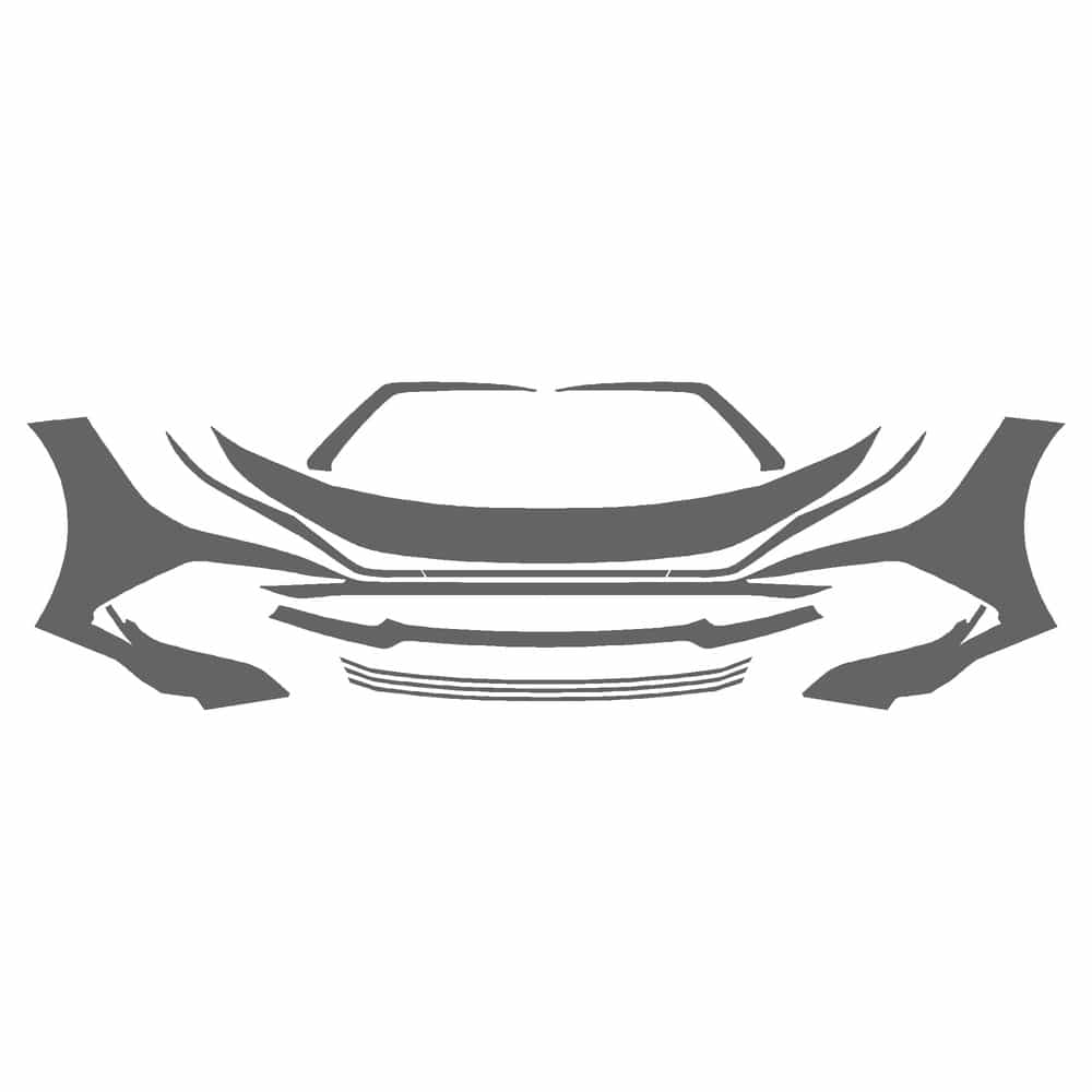 Vicrez Paint Protection PPF Pre-Cut Grille vpp170164 for Hyundai Elantra Sedan 2024-2026