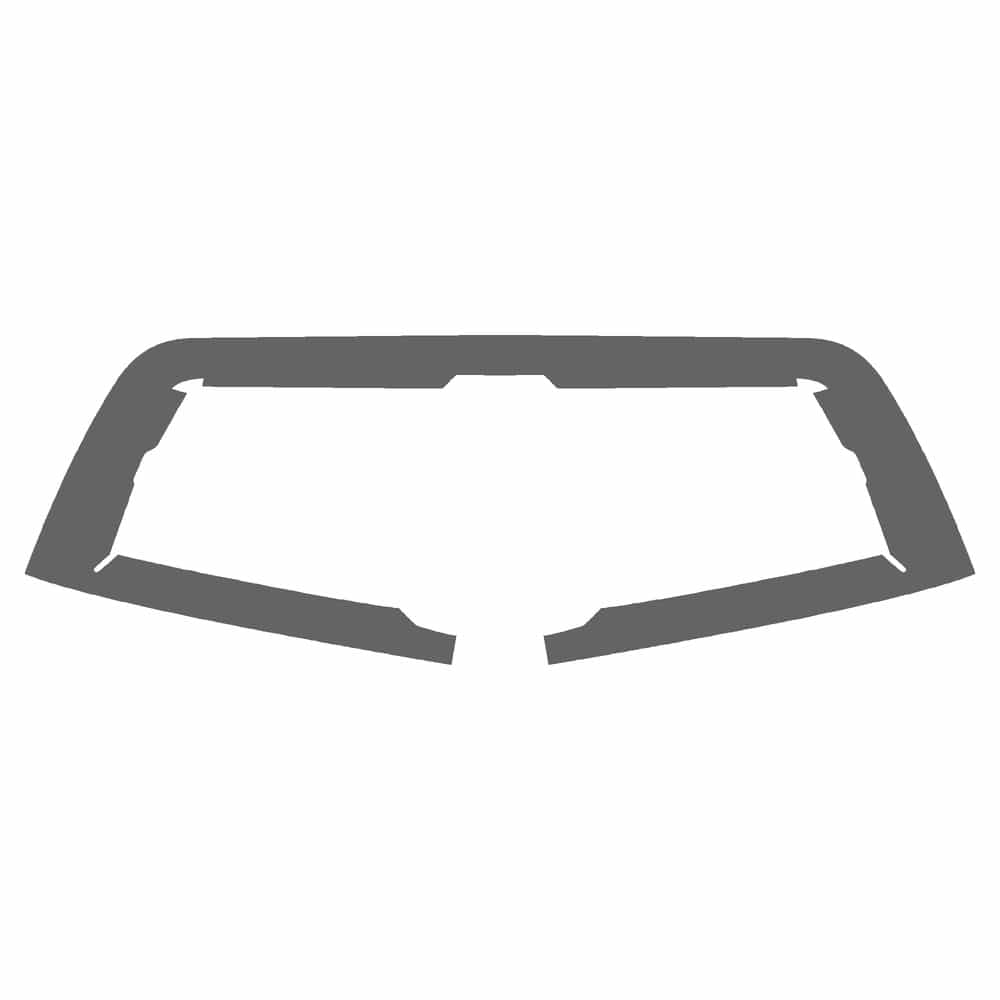 Vicrez Paint Protection PPF Pre-Cut Grille, Top vpp145344 for Dodge Ram 2010
