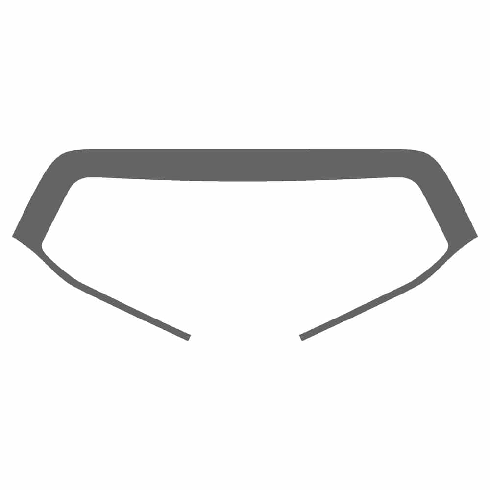 Vicrez Paint Protection PPF Pre-Cut Grille, Top vpp145488 for Dodge Ram Pickup 2009