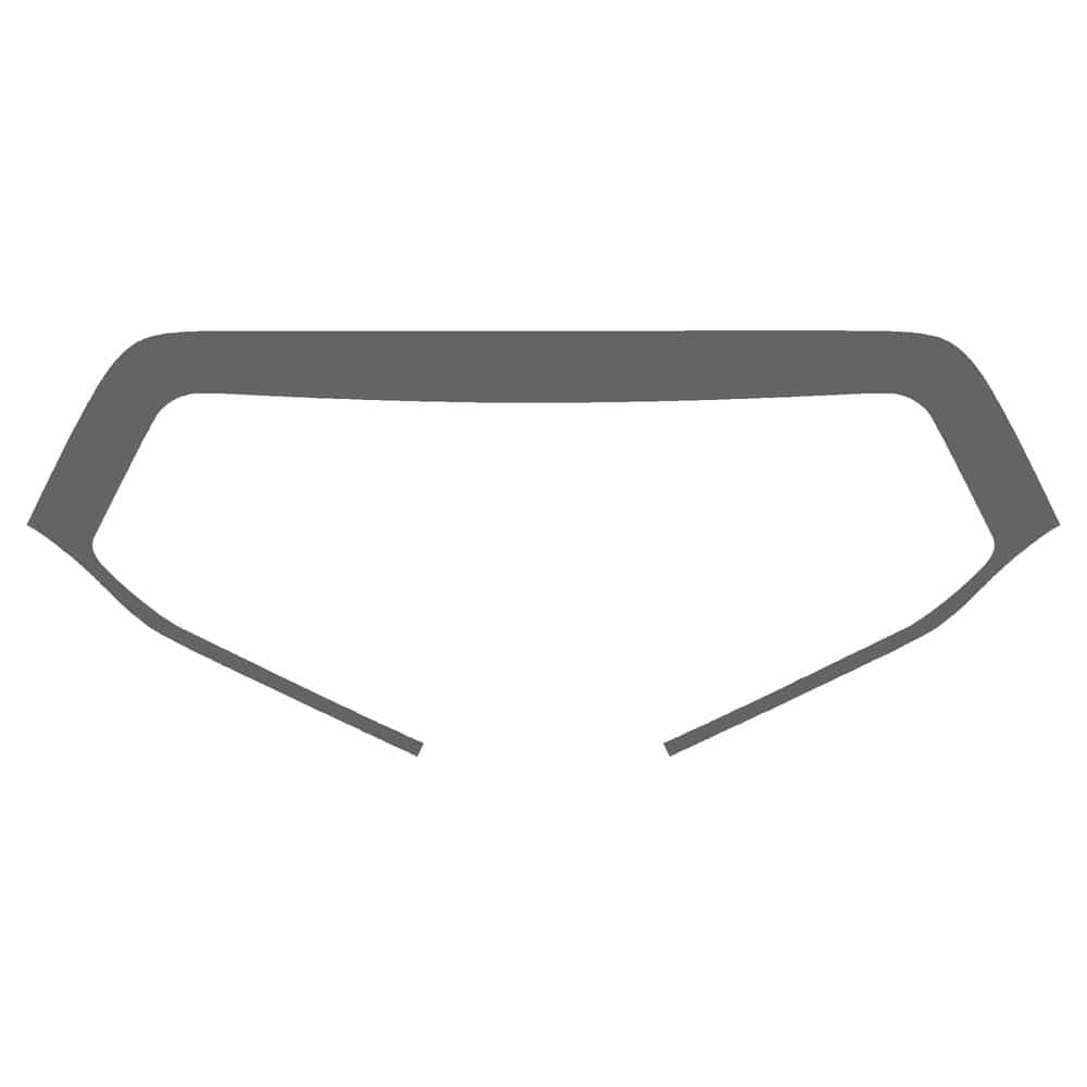 Vicrez Paint Protection PPF Pre-Cut Grille, Top vpp145827 for Dodge Ram Pickup 2006-2008