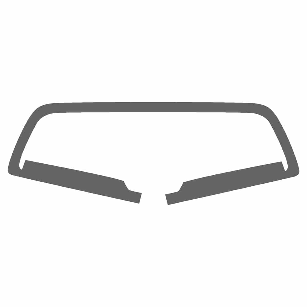 Vicrez Paint Protection PPF Pre-Cut Grille, Top vpp223946 for Ram 1500 Pickup 2012