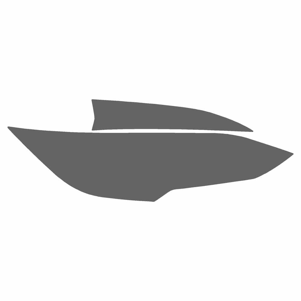 Vicrez Paint Protection PPF Pre-Cut Headlamp, Passenger vpp230747 for Tesla Model S Sedan 2021-2025
