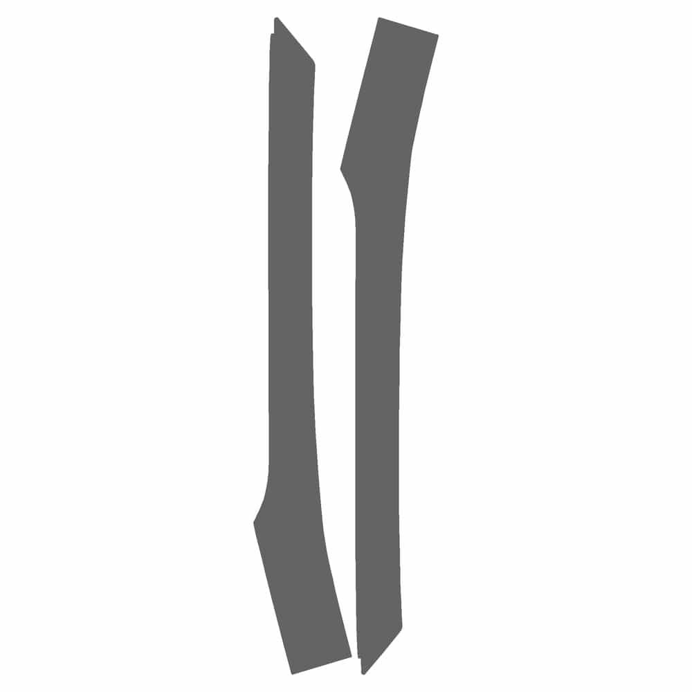 Vicrez Paint Protection PPF Pre-Cut Kit, A Pillar vpp155178 for Ford Mustang Coupe 2024-2026