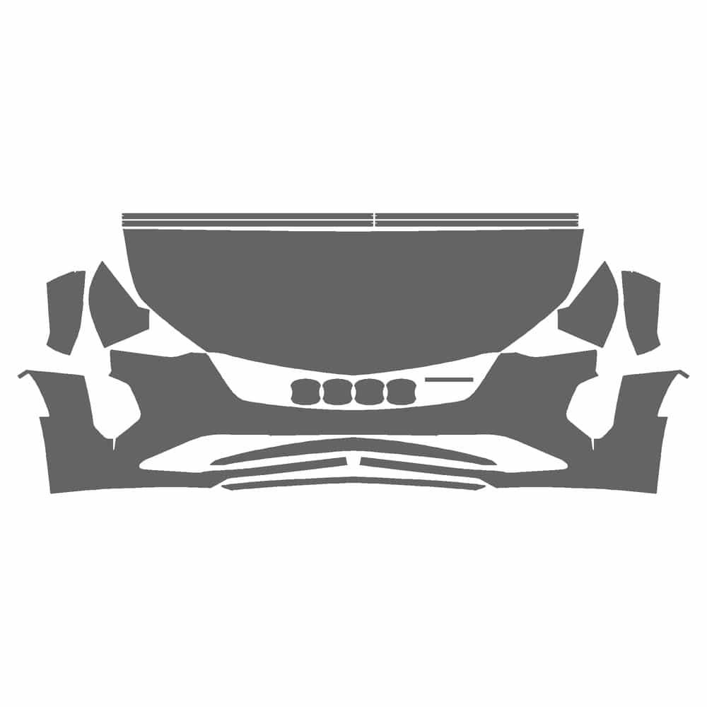 Vicrez Paint Protection PPF Pre-Cut Kit, Alpha vpp127302 for Cadillac CT4 Sedan 2020-2026
