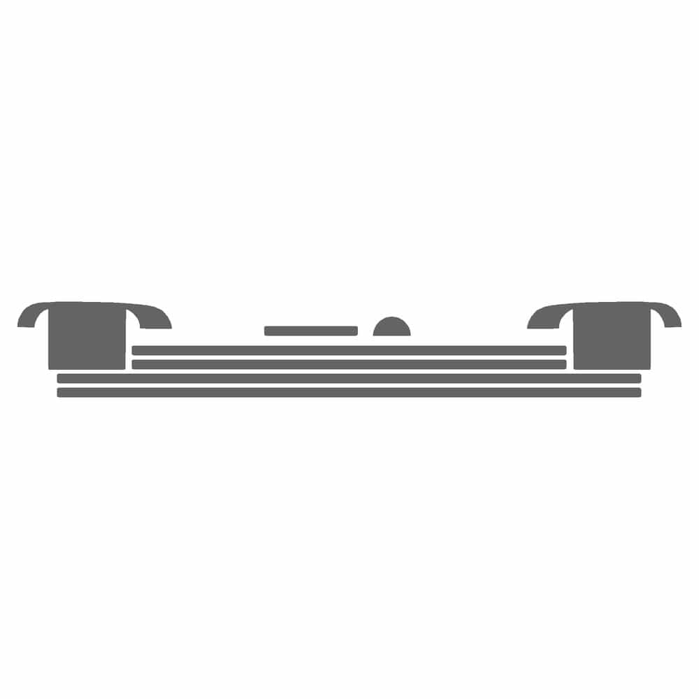 Vicrez Paint Protection PPF Pre-Cut Kit, Appearance A vpp136434 for Chevrolet Silverado 2002