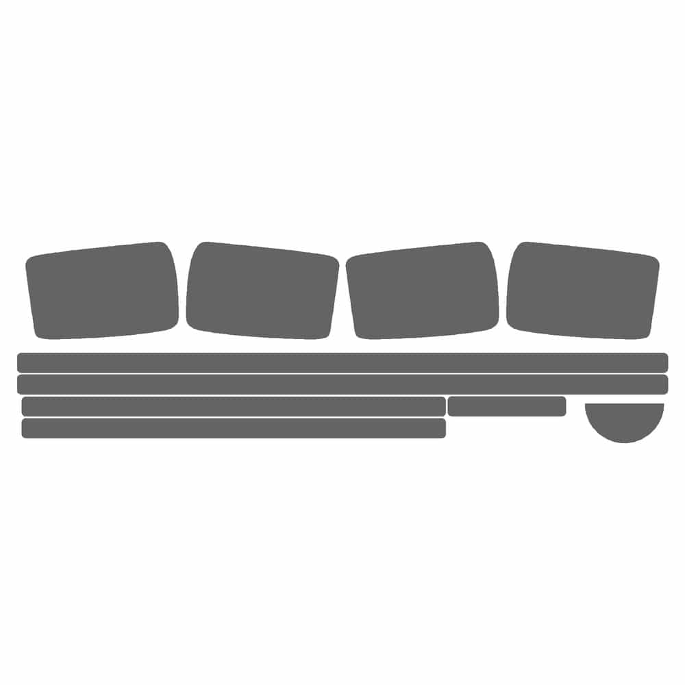 Vicrez Paint Protection PPF Pre-Cut Kit, Appearance A vpp142355 for Chrysler Voyager Minivan 2003