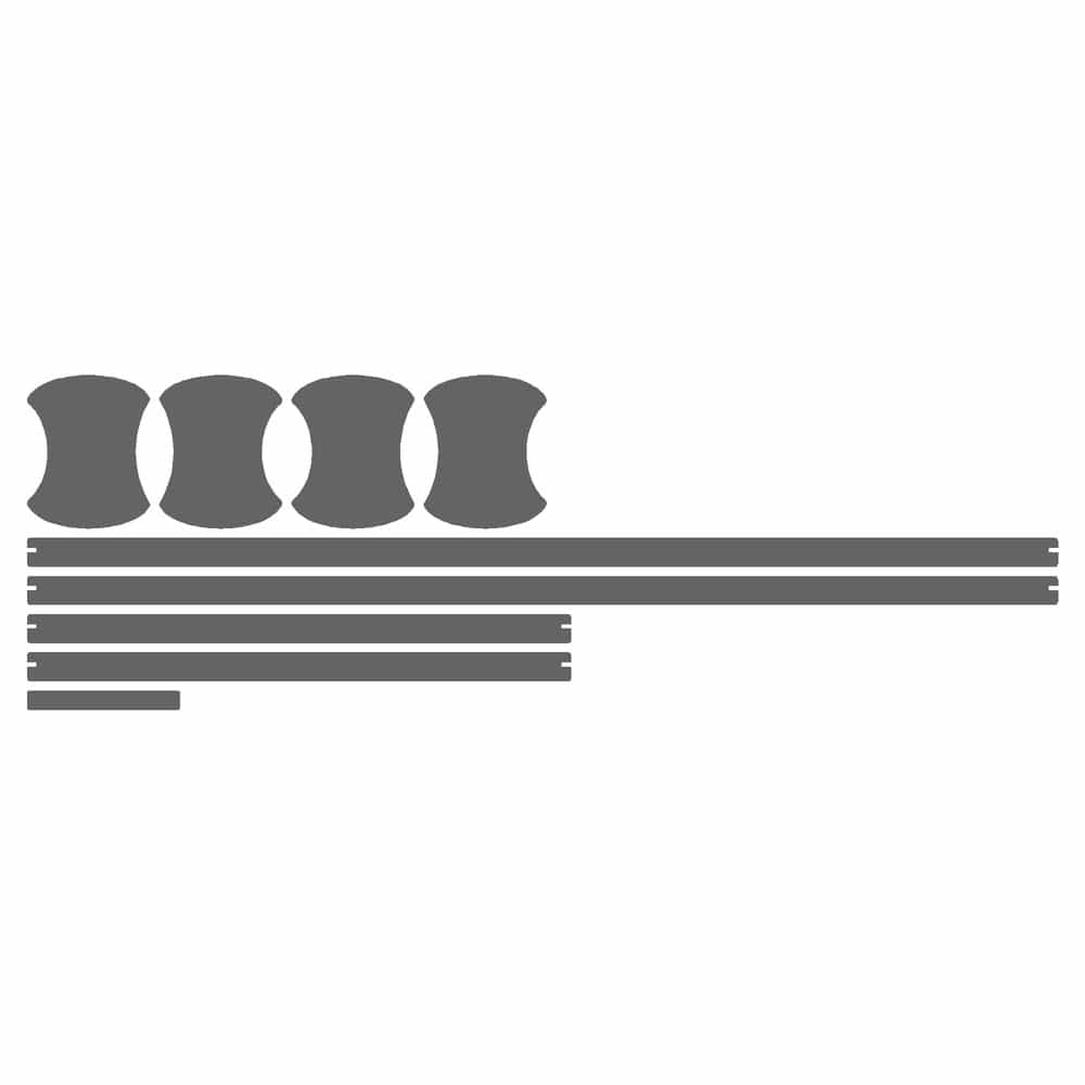 Vicrez Paint Protection PPF Pre-Cut Kit, Appearance A vpp233739 for Toyota GR Corolla Hatchback 2025-2026