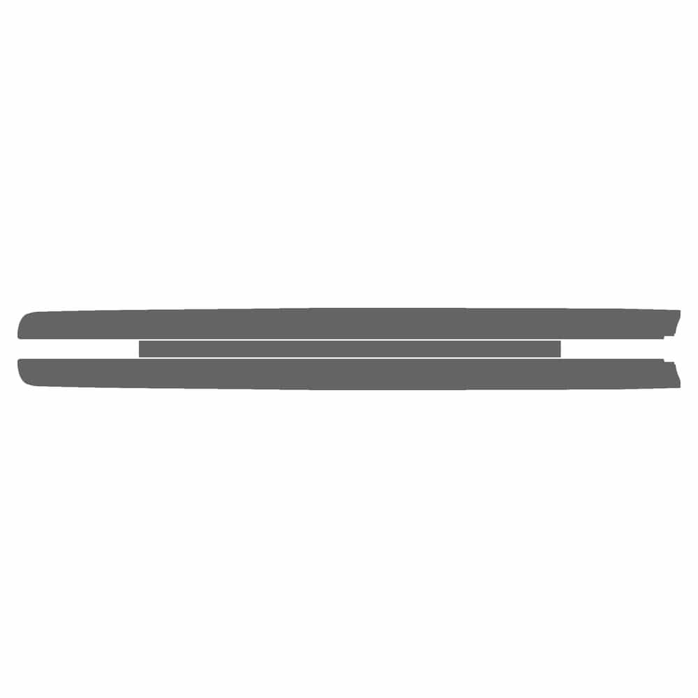Vicrez Paint Protection PPF Pre-Cut Kit, Bed Rails, Side & Front vpp138527 for Chevrolet Silverado 2003-2004