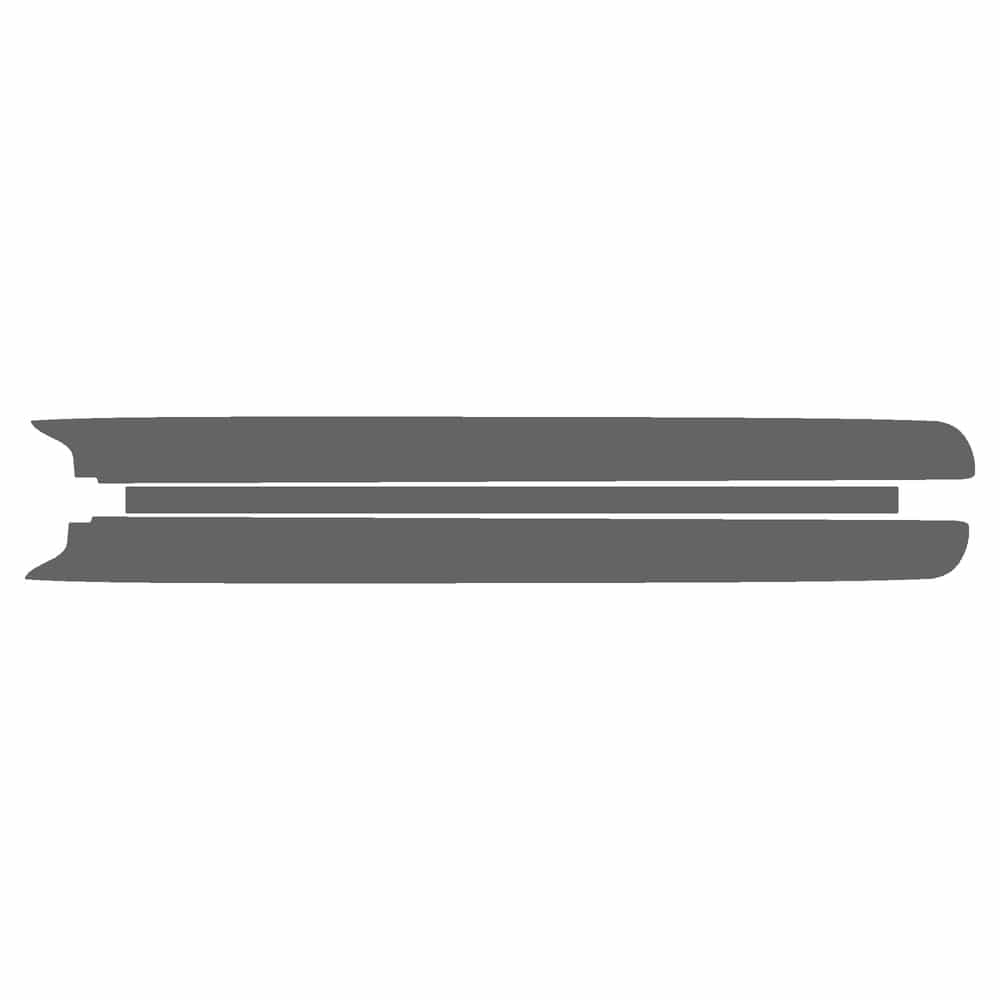Vicrez Paint Protection PPF Pre-Cut Kit, Bed Rails, Side & Front vpp143492 for Dodge Dakota 2002-2004