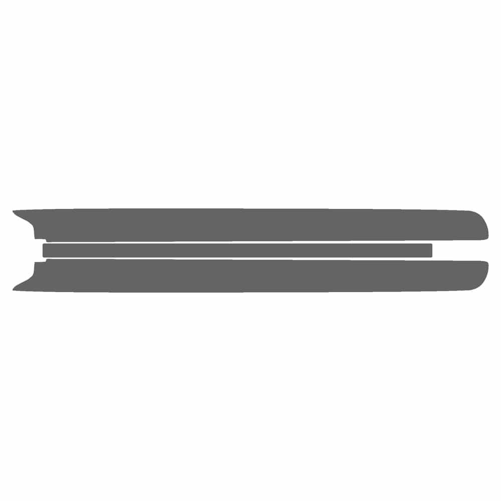 Vicrez Paint Protection PPF Pre-Cut Kit, Bed Rails, Side & Front vpp143555 for Dodge Dakota Pickup 2002-2004
