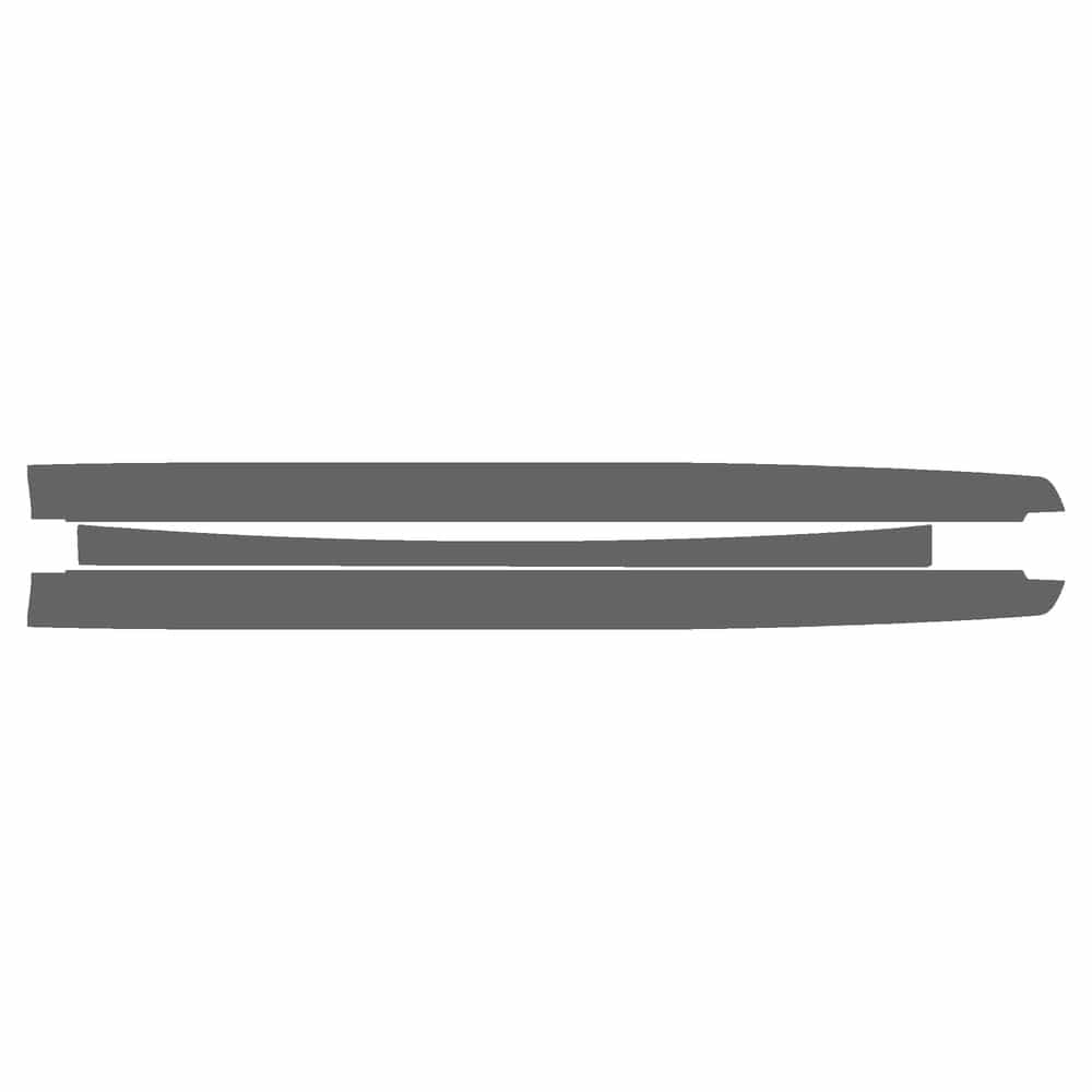 Vicrez Paint Protection PPF Pre-Cut Kit, Bed Rails, Side & Front vpp144721 for Dodge Ram Pickup 2002-2005