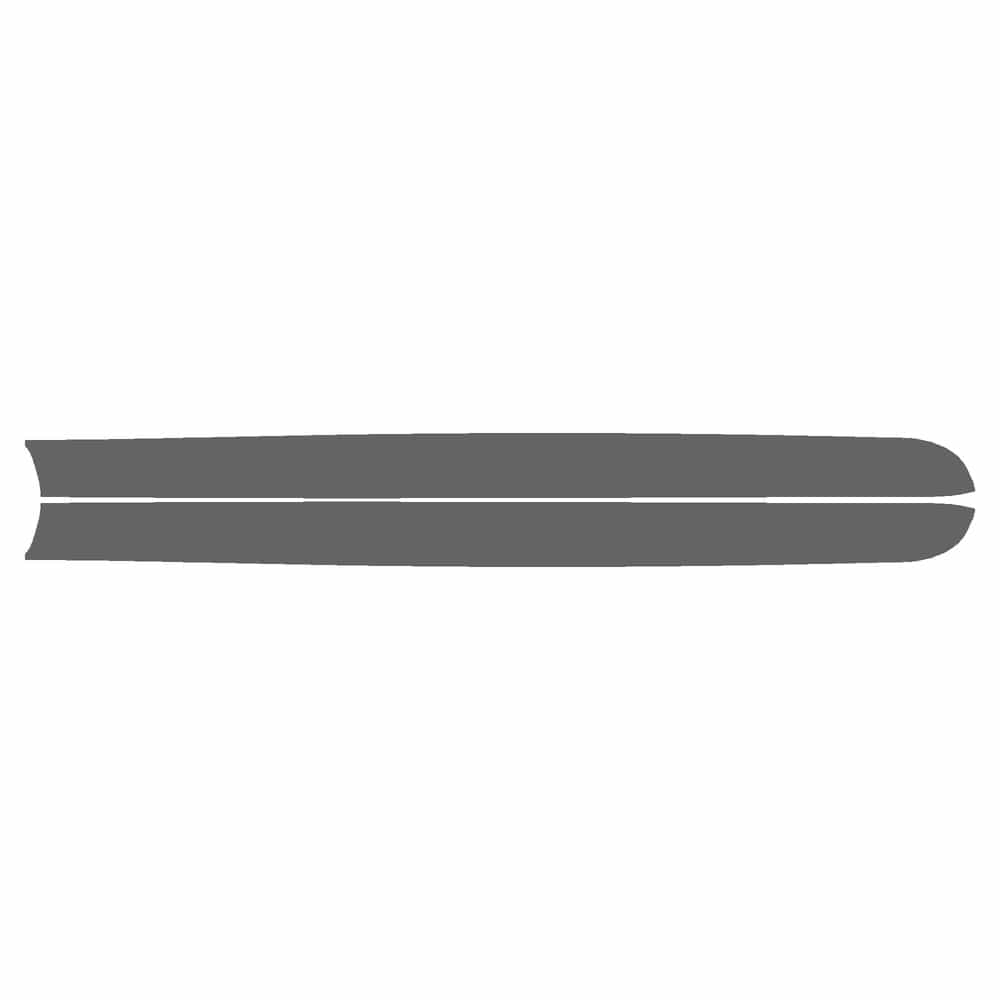 Vicrez Paint Protection PPF Pre-Cut Kit, Bed Rails, Side vpp136844 for Chevrolet Silverado 2007-2010