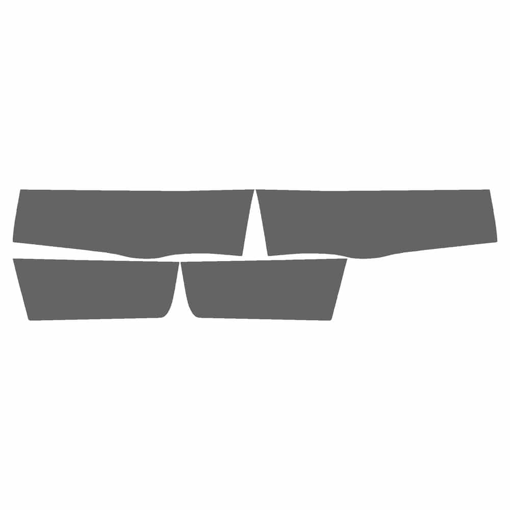 Vicrez Paint Protection PPF Pre-Cut Kit, Bed Rockers F&R vpp136607 for Chevrolet Silverado 2003-2004