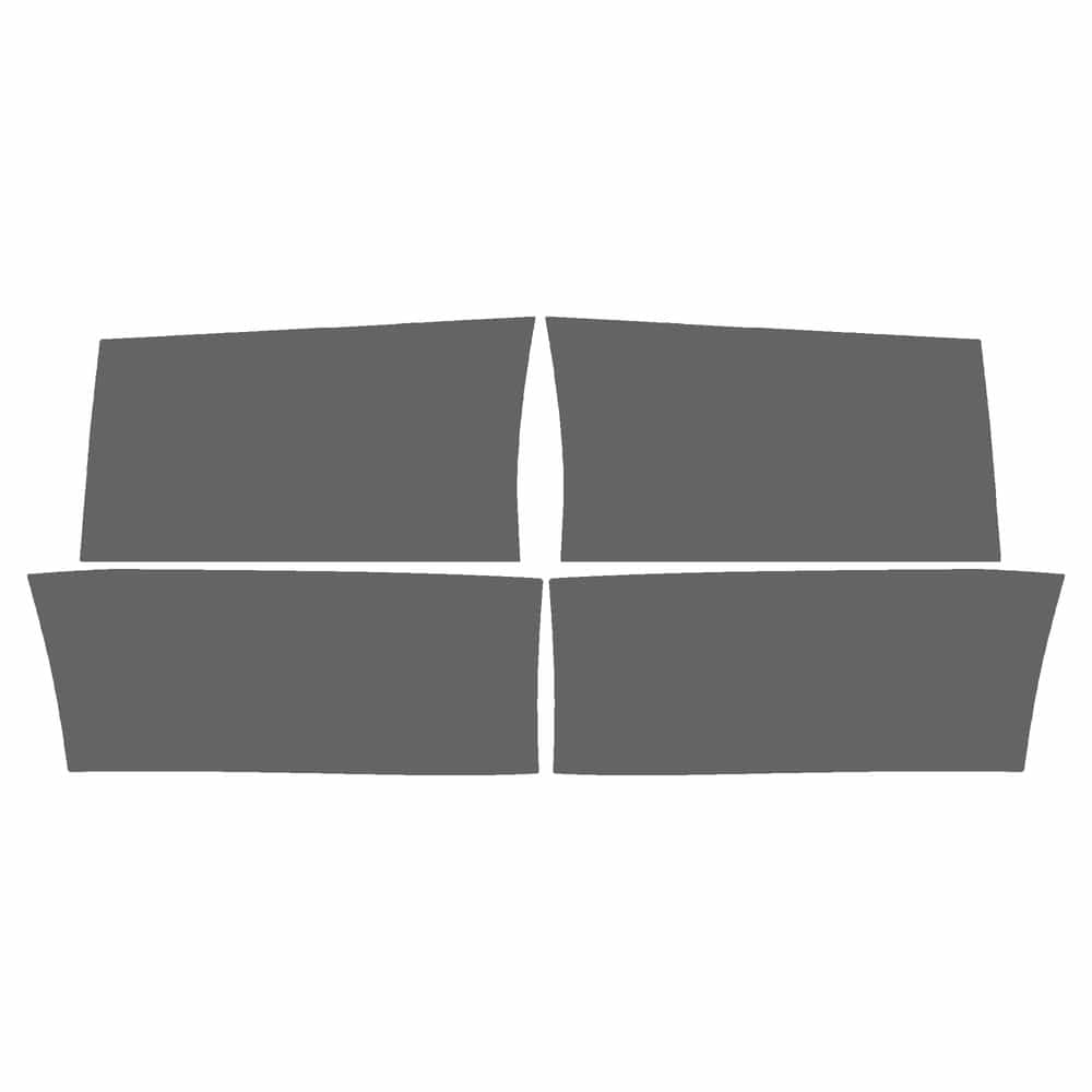 Vicrez Paint Protection PPF Pre-Cut Kit, Bed Rockers F&R vpp143663 for Dodge Dakota Extd Pickup 2005-2007