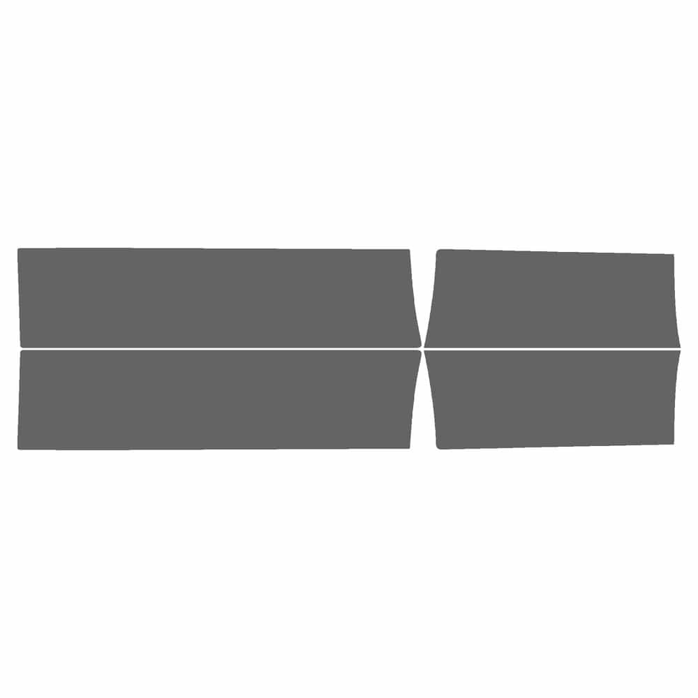 Vicrez Paint Protection PPF Pre-Cut Kit, Bed Rockers F&R vpp156922 for Ford SuperDuty 2005-2007