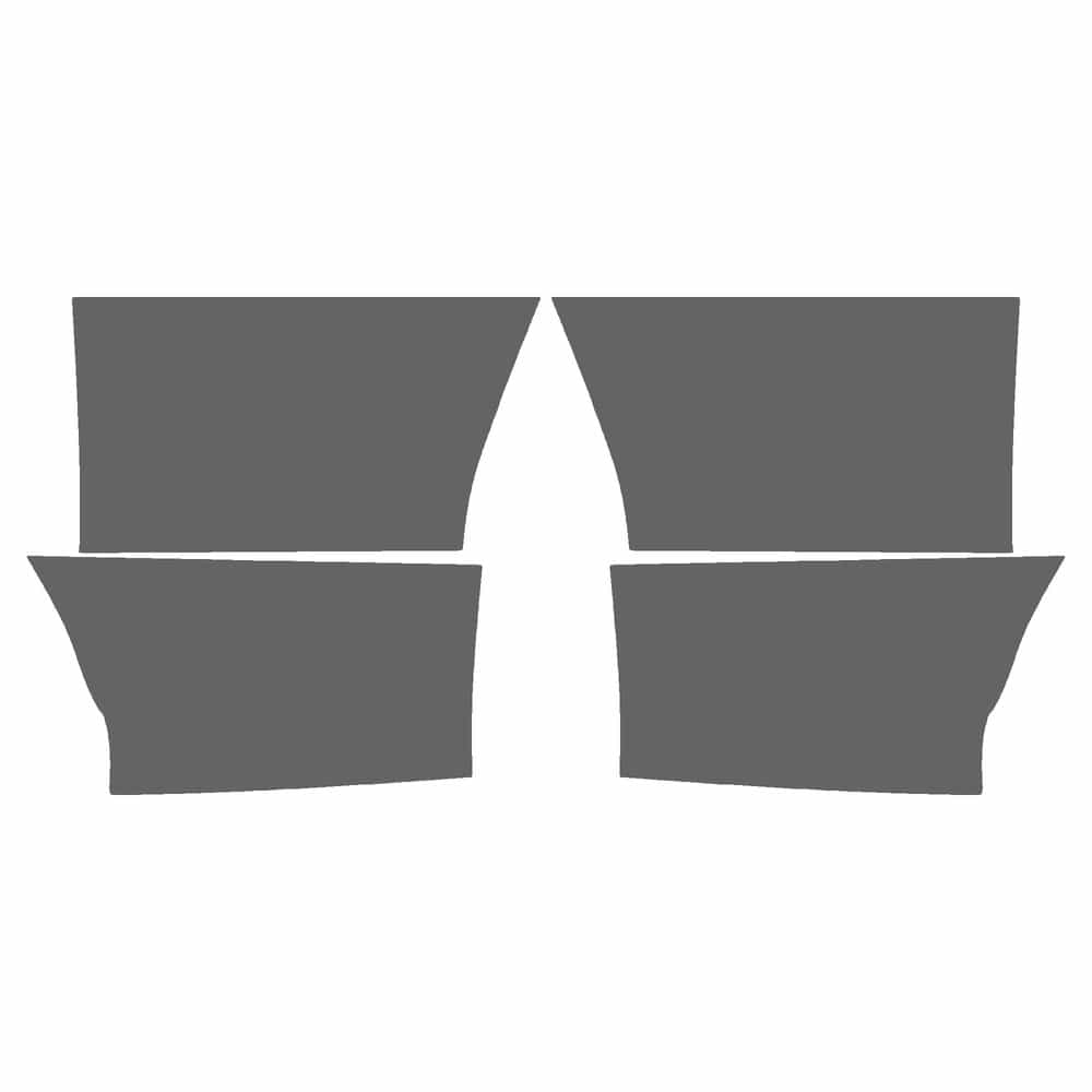 Vicrez Paint Protection PPF Pre-Cut Kit, Bed Rockers F&R vpp195489 for Mazda B-Series Pickup 2003-2009