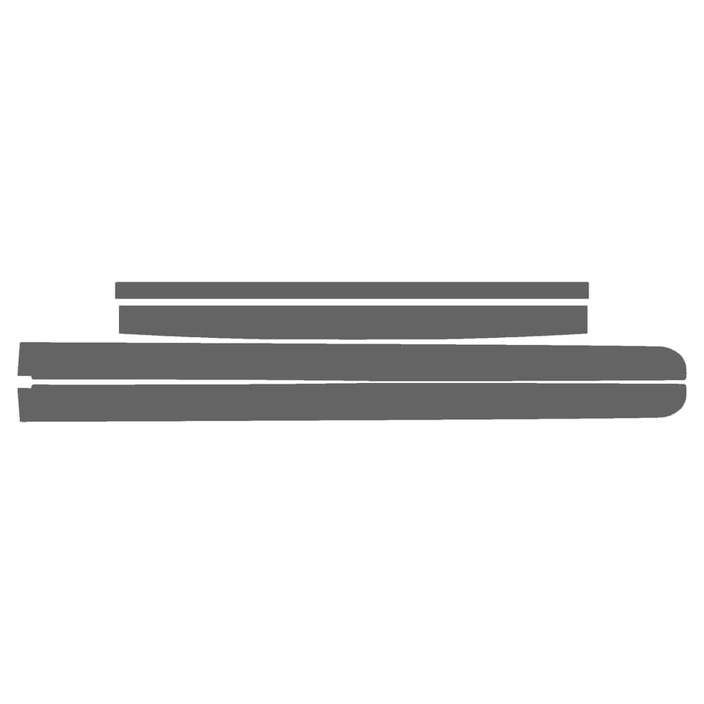 Vicrez Paint Protection PPF Pre-Cut Kit, Bed/Tailgate vpp143348 for Dodge Dakota 2002-2004