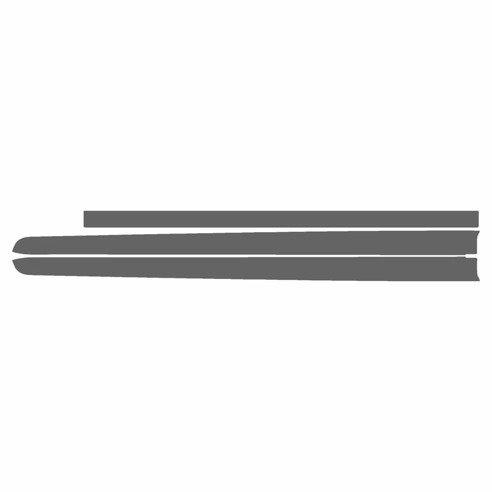 Vicrez Paint Protection PPF Pre-Cut Kit, Bed/Tailgate vpp143688 for Dodge Dakota Crew Pickup 2008-2010