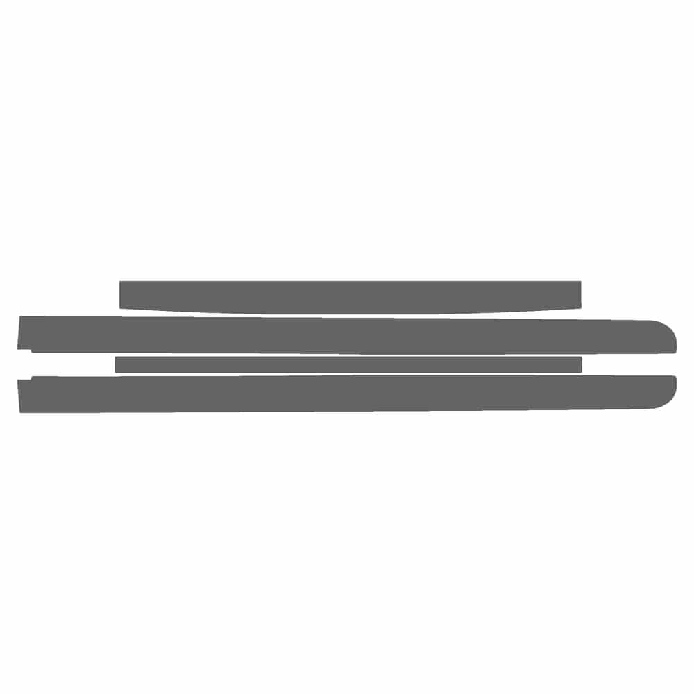 Vicrez Paint Protection PPF Pre-Cut Kit, Bed/Tailgate vpp143436 for Dodge Dakota 2002-2004